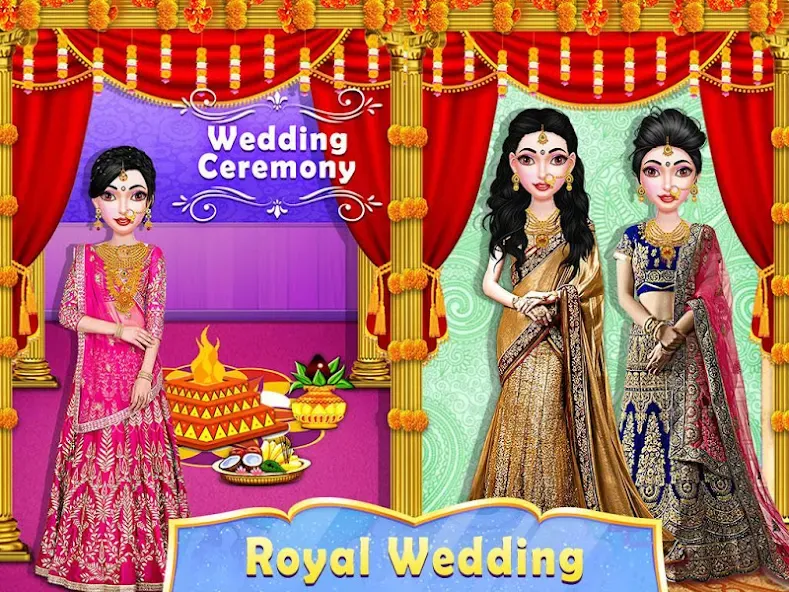 Wedding Fashion Indian 2024 (Стилист моды индийской свадьбы)  [МОД Много монет] Screenshot 2