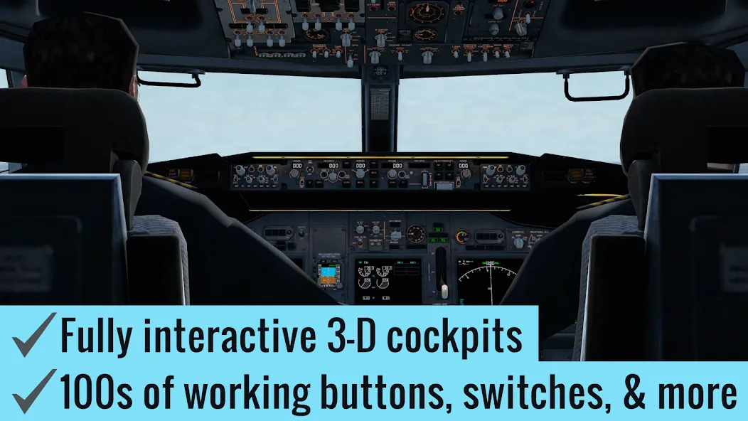 X-Plane Flight Simulator  [МОД Unlimited Money] Screenshot 2