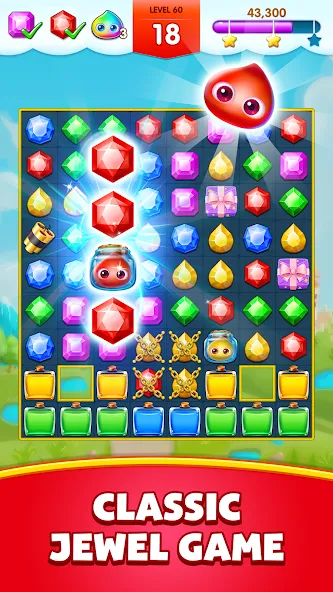 Jewels Legend - Match 3 Puzzle (Джуэл Легенд)  [МОД Unlocked] Screenshot 1