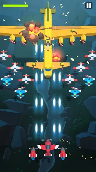 Burning Sky: Aircraft Combat (Бернинг Скай)  [МОД Unlimited Money] Screenshot 5