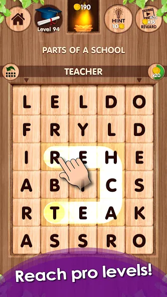 Falling Word Games - Addictive (Фоллинг Уорд Геймс)  [МОД Все открыто] Screenshot 4