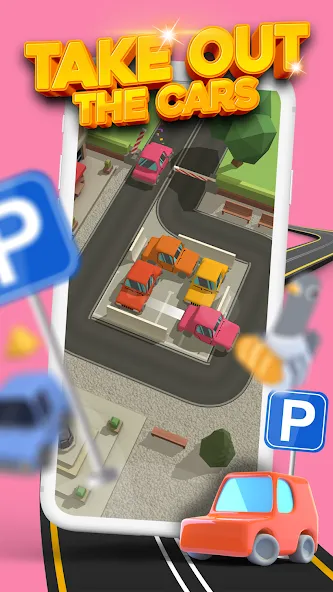 Parking Jam 3D (Парковочный затор 3D)  [МОД Меню] Screenshot 1