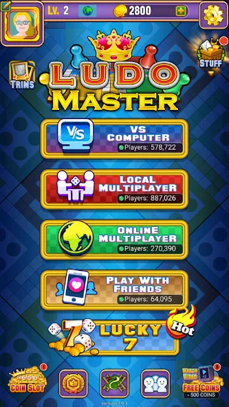 Ludo Master™ - Ludo Board Game (Лудо Мастер)  [МОД Много денег] Screenshot 4