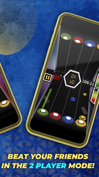 Guitar Hero Mobile: Music Game (Гитар Хиро Мобайл)  [МОД Бесконечные деньги] Screenshot 4