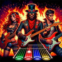 Взлом Guitar Hero Mobile: Music Game (Гитар Хиро Мобайл)  [МОД Бесконечные деньги] - полная версия apk на Андроид