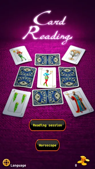 Card Reading (Кард Ридинг)  [МОД Бесконечные монеты] Screenshot 1