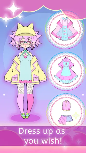 Moon's Closet dress up game  [МОД Бесконечные монеты] Screenshot 2