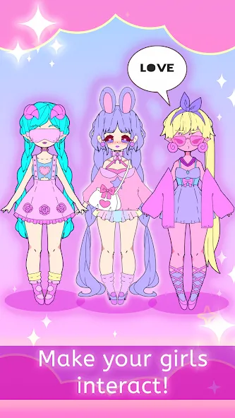 Moon's Closet dress up game  [МОД Бесконечные монеты] Screenshot 5