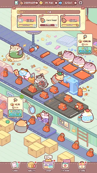 Hamster Bag Factory : Tycoon (Хэмстер сумка фабрика)  [МОД Все открыто] Screenshot 4