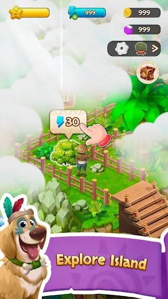 Island Adventure Jungle  Blast (Марбл Пазл)  [МОД Все открыто] Screenshot 4