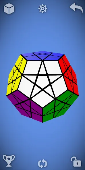 Magic Cube Rubik Puzzle 3D  [МОД Menu] Screenshot 3