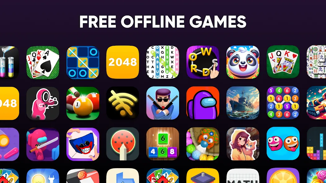 Offline Games - No WiFi - Fun  [МОД Menu] Screenshot 1