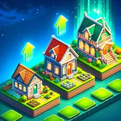 Взломанная Merge HomeTown: Merge Games  [МОД Меню] - стабильная версия apk на Андроид