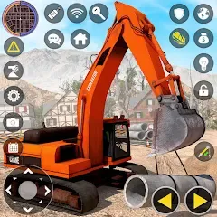 Скачать взломанную Construction Excavator Game 3D  [МОД Бесконечные деньги] - полная версия apk на Андроид