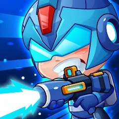 Скачать взломанную Metal Gun - Cyber Soldier (Метал Ган)  [МОД Меню] - полная версия apk на Андроид