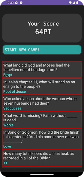 Bible Trivia (Библейские загадки)  [МОД Menu] Screenshot 3