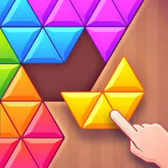 Взломанная Triangles & Blocks (Полиблок)  [МОД Все открыто] - стабильная версия apk на Андроид