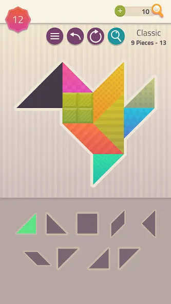 Polygrams - Tangram Puzzles (Полиграммы)  [МОД Unlocked] Screenshot 2