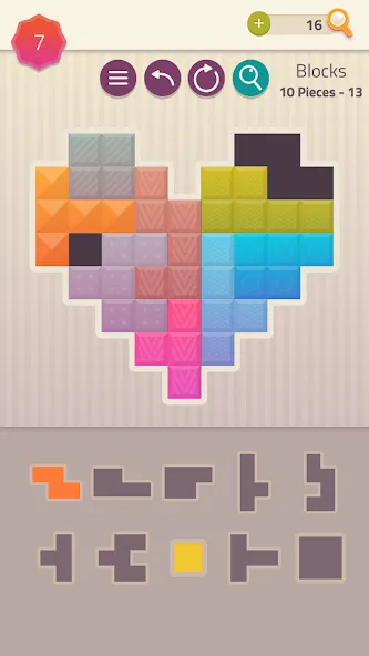 Polygrams - Tangram Puzzles (Полиграммы)  [МОД Unlocked] Screenshot 3