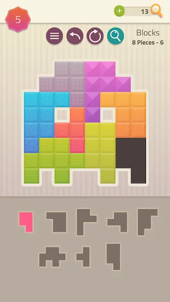 Polygrams - Tangram Puzzles (Полиграммы)  [МОД Unlocked] Screenshot 5