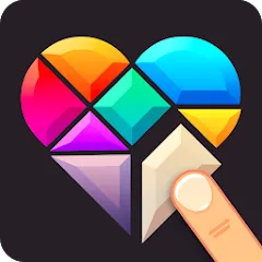 Взлом Polygrams - Tangram Puzzles (Полиграммы)  [МОД Unlocked] - стабильная версия apk на Андроид