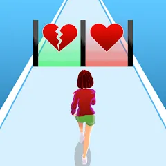 Скачать взлом Girl Run 3D - Fun Running Game (девушка бежит)  [МОД Unlocked] - стабильная версия apk на Андроид