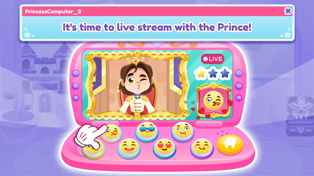 Princess Computer 2 Girl Games  [МОД Бесконечные деньги] Screenshot 3