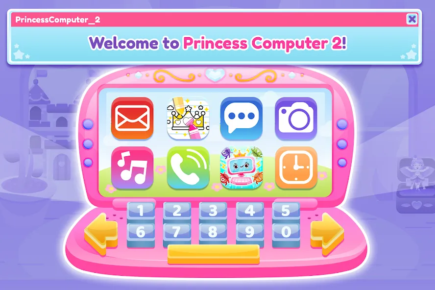 Princess Computer 2 Girl Games  [МОД Бесконечные деньги] Screenshot 5