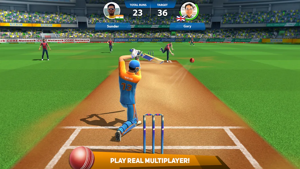 Cricket League (Крикет Лига)  [МОД Unlocked] Screenshot 1