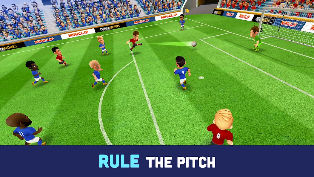 Mini Football - Mobile Soccer (Мини Футбол)  [МОД Unlocked] Screenshot 3