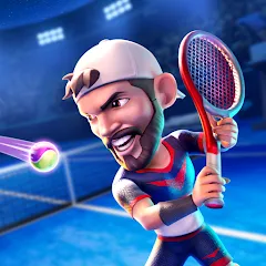 Скачать взломанную Mini Tennis: Perfect Smash (Мини Теннис)  [МОД Все открыто] - стабильная версия apk на Андроид