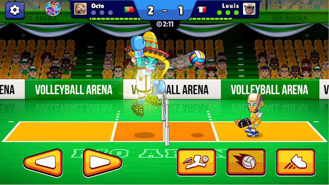 Volleyball Arena: Spike Hard (Волейбольная арена)  [МОД Бесконечные монеты] Screenshot 3