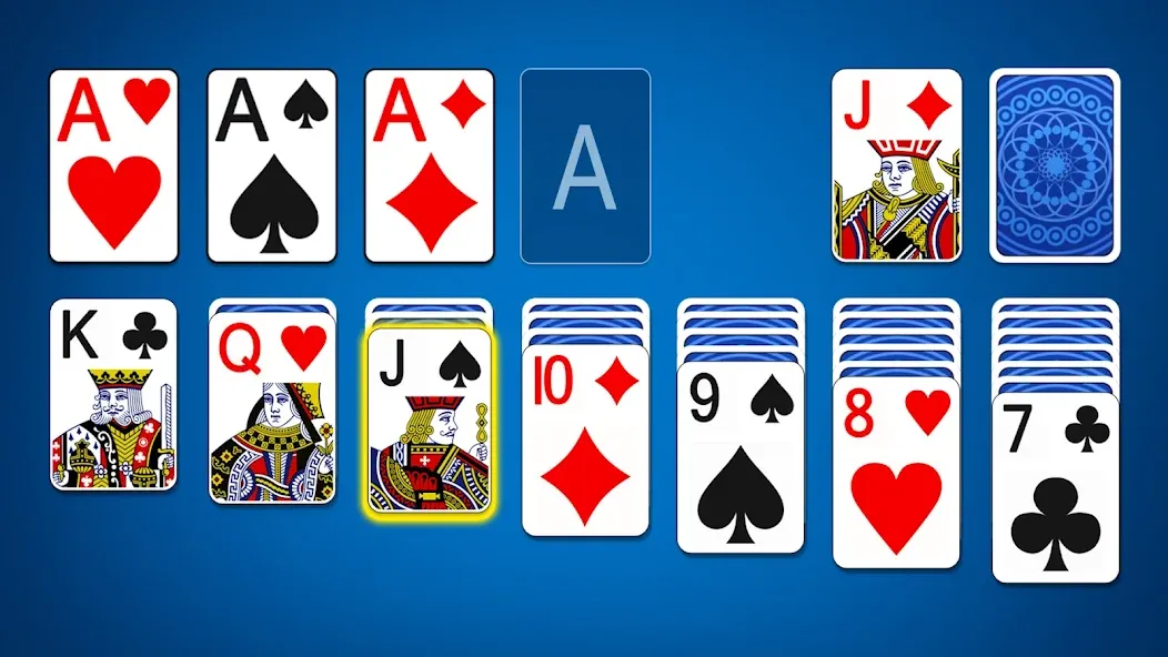 Solitaire Card Game (Солитер карточная игра)  [МОД Menu] Screenshot 1