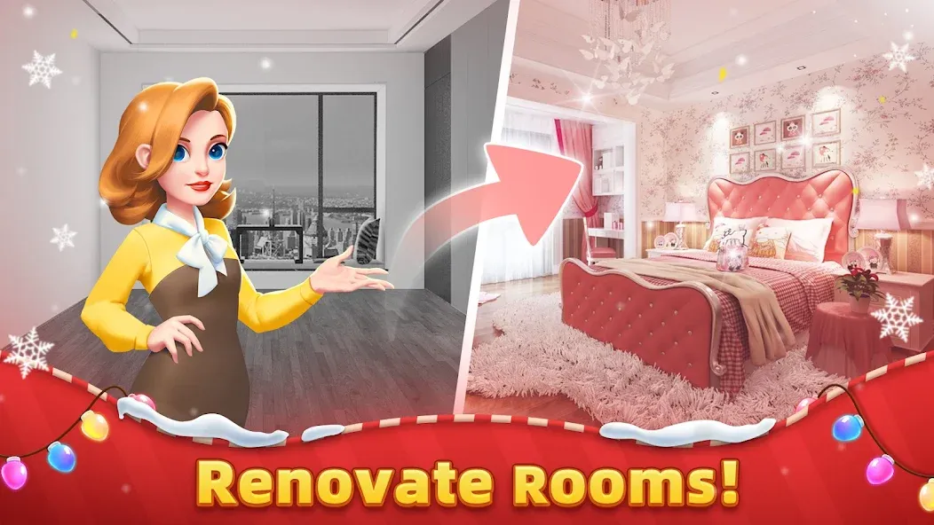 Dream Home - House Design  [МОД Все открыто] Screenshot 1
