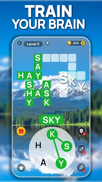 Word Scenery: Crossword (Ворд Трип)  [МОД Unlocked] Screenshot 1