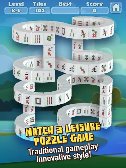 3D Mahjong Triple Tile Match (Маджонг Трипл Плит Матч)  [МОД Mega Pack] Screenshot 5