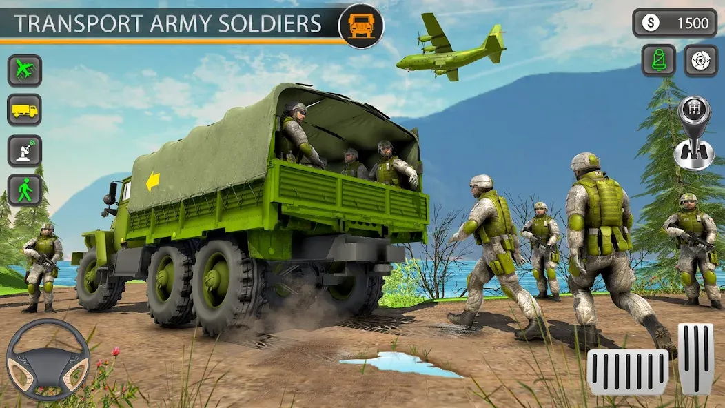 Army Transport Military Games  [МОД Много монет] Screenshot 2