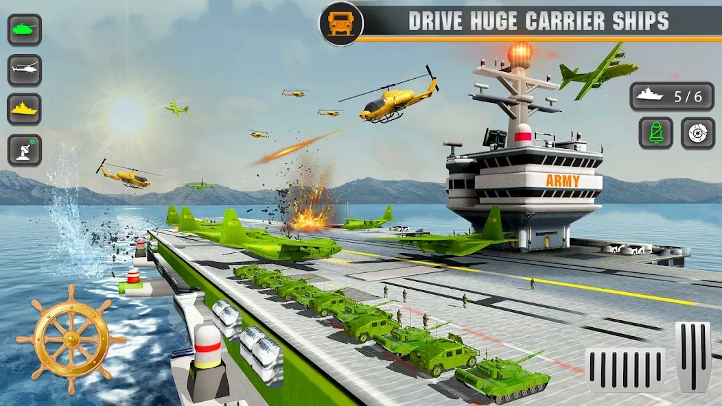 Army Transport Military Games  [МОД Много монет] Screenshot 5