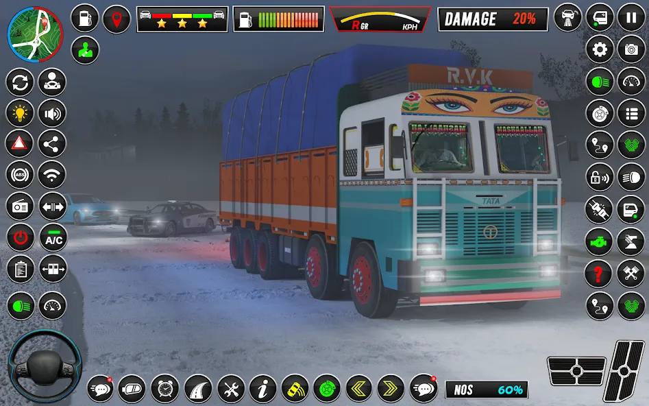 Indian Truck Game 3d Truck sim (Трак Геймс Драйвинг Симулятор)  [МОД Unlimited Money] Screenshot 1