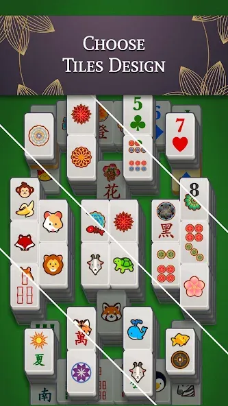 Mahjong Solitaire  [МОД Бесконечные монеты] Screenshot 4