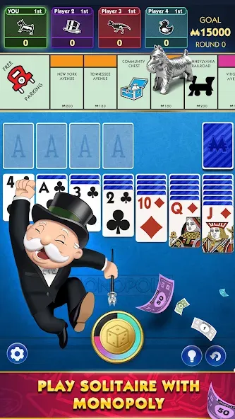 MONOPOLY Solitaire: Card Games (Монополия Солитер)  [МОД Меню] Screenshot 1