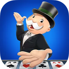 Взломанная MONOPOLY Solitaire: Card Games (Монополия Солитер)  [МОД Меню] - последняя версия apk на Андроид