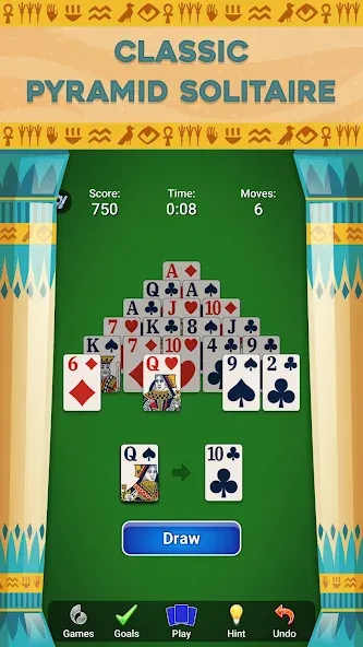 Pyramid Solitaire - Card Games (Пирамида Солитер)  [МОД Меню] Screenshot 3