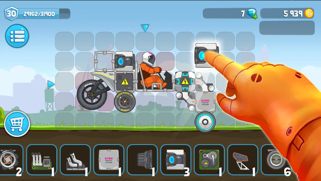 Rovercraft:Race Your Space Car (Роверкрафт)  [МОД Все открыто] Screenshot 2