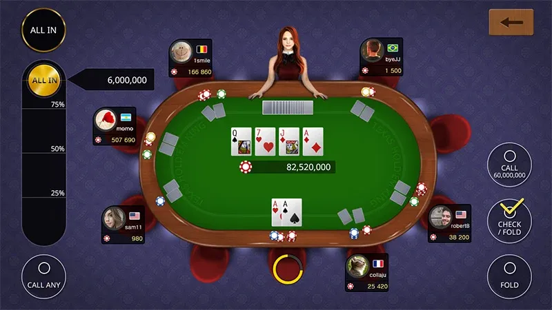 Texas holdem poker king  [МОД Unlimited Money] Screenshot 1