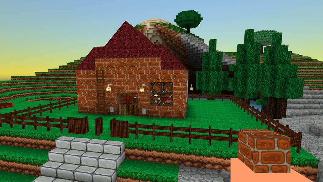 BlockBuild Craft a Dream World (БлокБилд Крафт мира мечты)  [МОД Бесконечные деньги] Screenshot 2