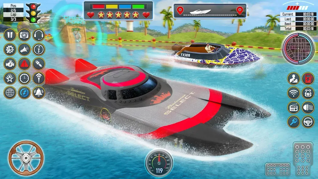 Speed Boat Racing: Boat games  [МОД Menu] Screenshot 3