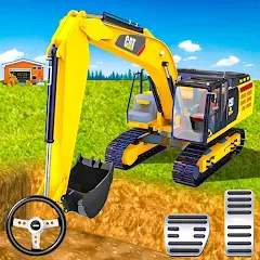 Скачать взломанную Heavy Construction Simulator  [МОД Unlimited Money] - полная версия apk на Андроид