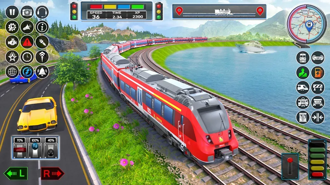 City Train Game 3d Train games  [МОД Много монет] Screenshot 3