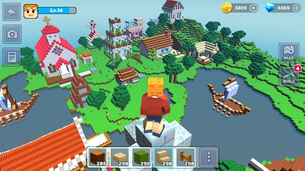 MiniCraft: Blocky Craft 2024 (МиниКрафт)  [МОД Меню] Screenshot 1